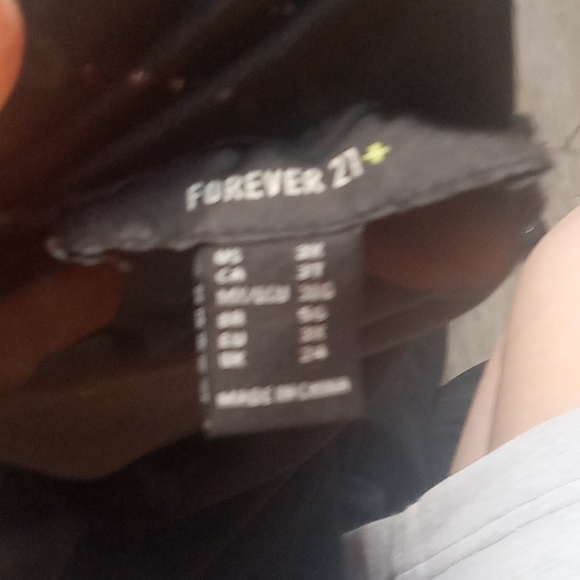 Forever twenty one plus sheer body suit long sleeve 3 X - Picture 5 of 5